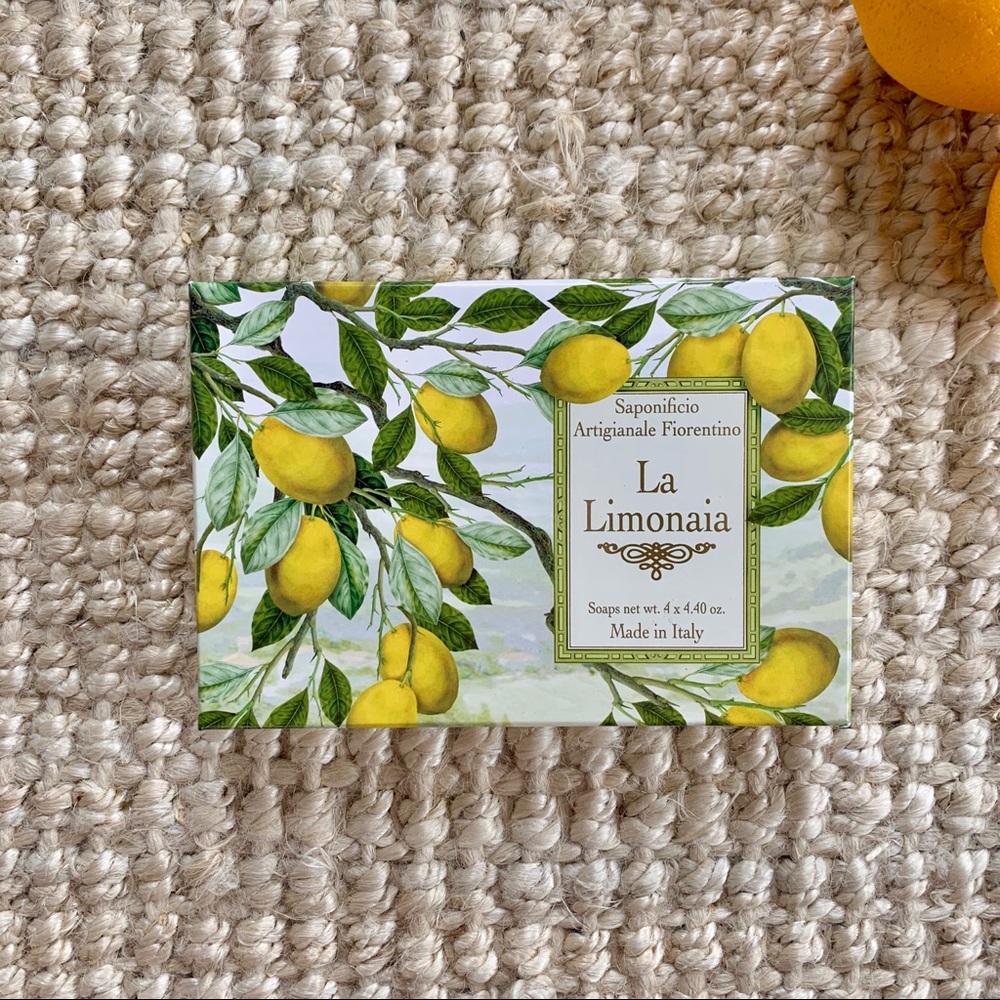 Lemon Scented Italian Bar Soap Gift Set